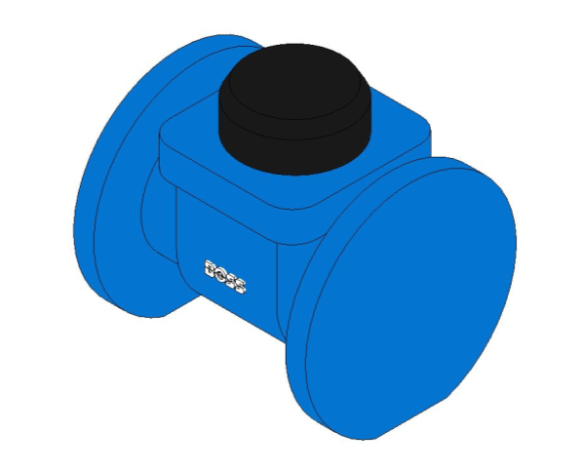 bimwarehouse 3D image of the Woltmann Water Meter - 38CMWF from Boss