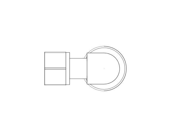 Product: FloFit+ Bent Tap Connector