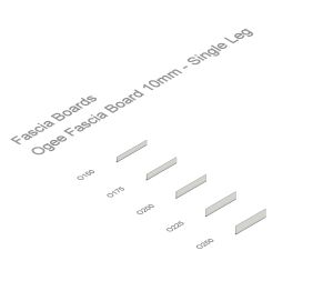 Product: Ogee Fascia Board 10mm – Single Leg