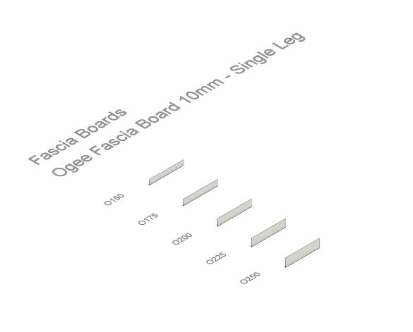 Product: Ogee Fascia Board 10mm – Single Leg