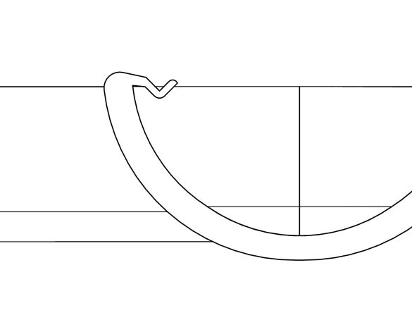 Product: RA1 90° Angle Half Round
