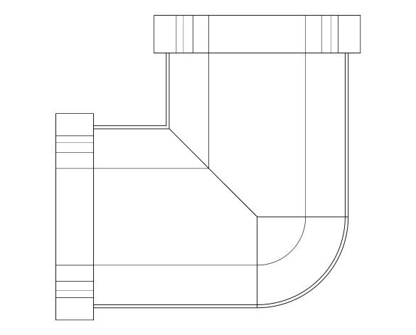Product: RA1 90° Angle Half Round