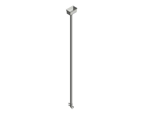 Product: Rainwater Downpipe - 68mm Round