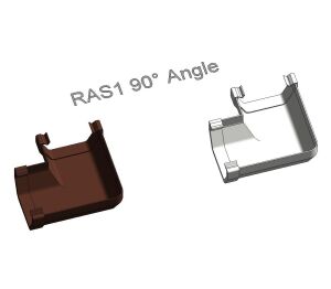 Product: RAS1 90° Gutter Angle Square Line