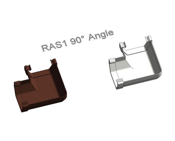 Product: RAS1 90° Gutter Angle Square Line