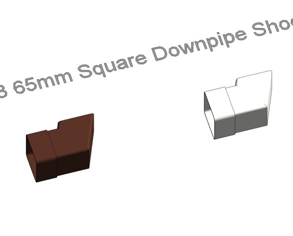 Product: RBS3 65mm Square Downpipe Shoe