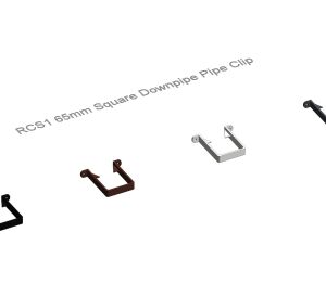 Product: RCS1 65mm Square Downpipe Pipe Clip