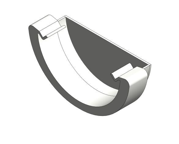 Product: RE1 112mm Half Round External Stopend