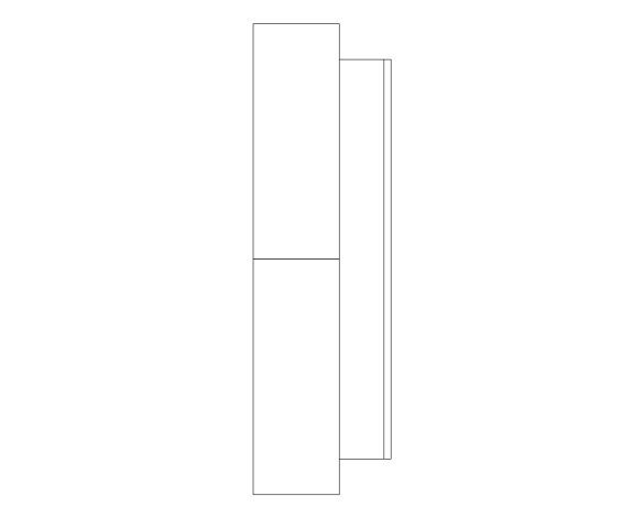 Product: RE1 112mm Half Round External Stopend