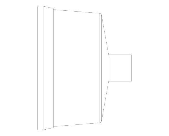 Product: RHS1 68mm Round Hopper