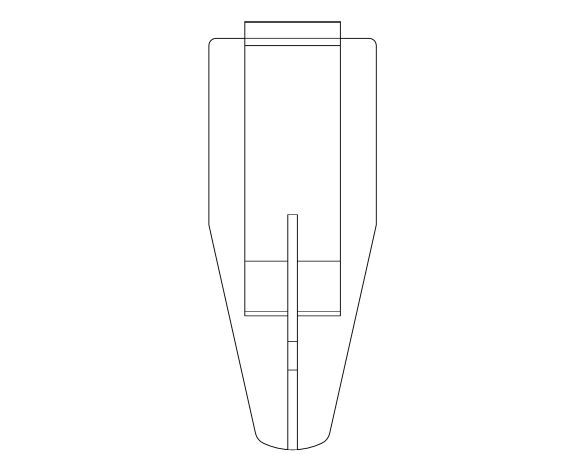 Product: RK1 112mm Half Round Fascia Bracket
