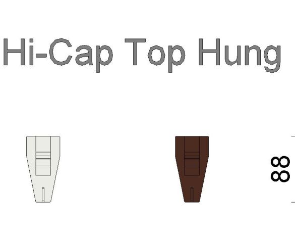 Product: RKH2 115mm Hi-Cap Top Hung Fascia Bracket