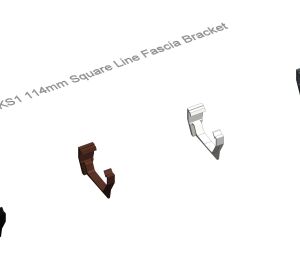 Product: RKS1 114mm Square Line Fascia Bracket