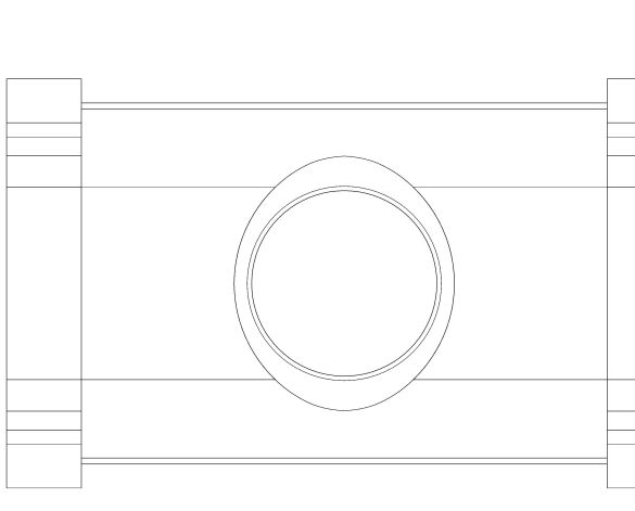 Product: RO1 112mm Half Round Running Outlet
