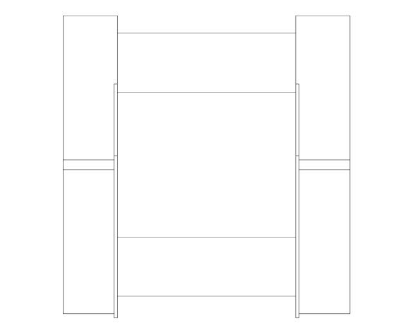 Product: RU1 112mm Half Round Union Bracket