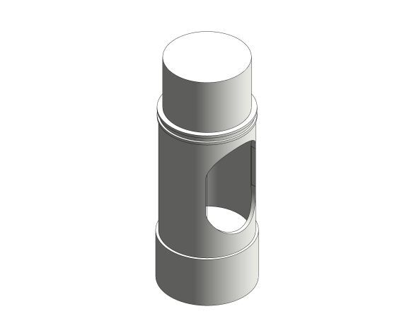 Product: RX1 68mm Round Downpipe Access Pipe