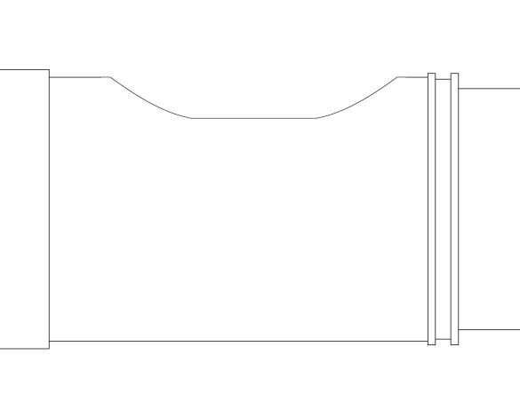 Product: RX1 68mm Round Downpipe Access Pipe