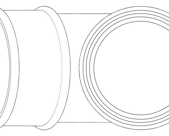 Product: RY1 68mm Round Downpipe 67.5(1-2)° Branch