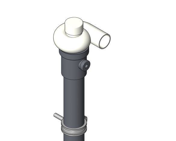 bimstore 3D top image of the Pipe HEX from Recoup Energy Solutions