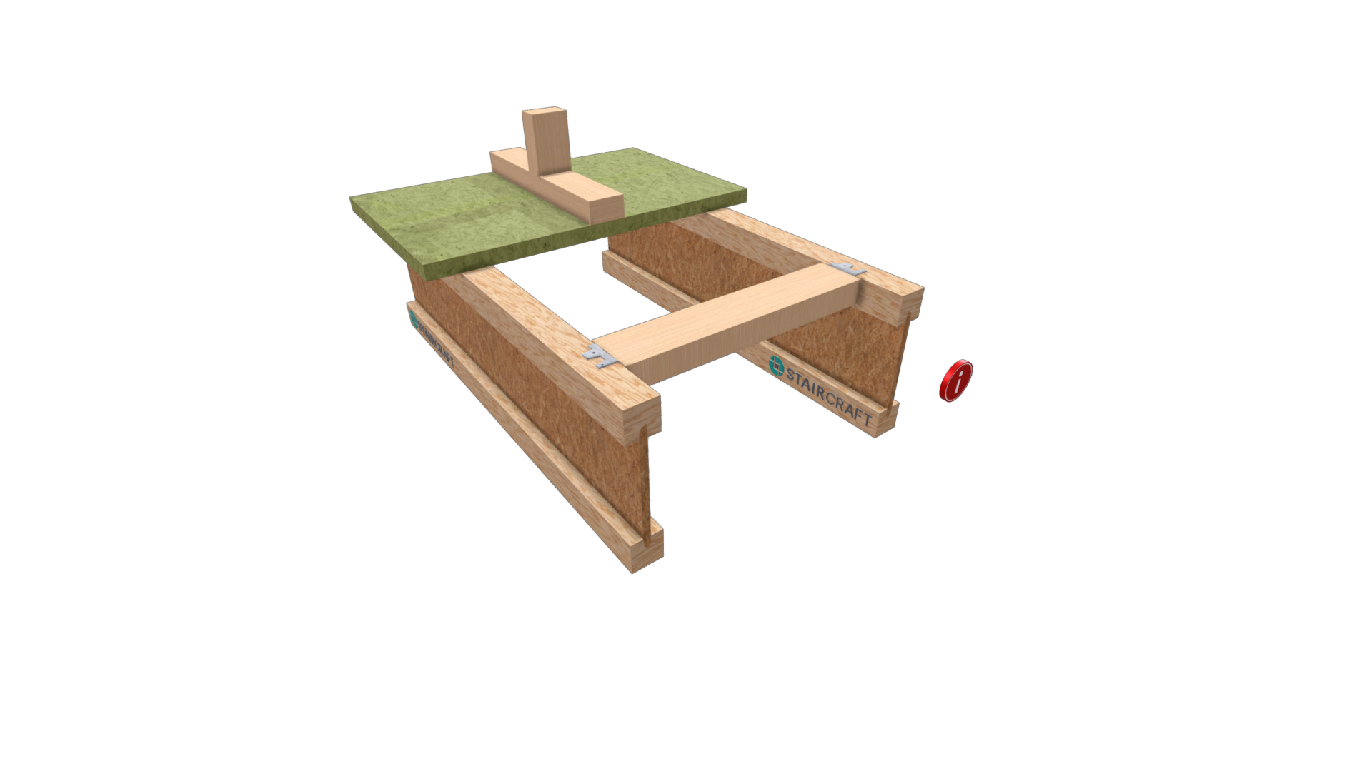 Product: i10 - Parallel Partition Noggings - Perpendicular To Joist