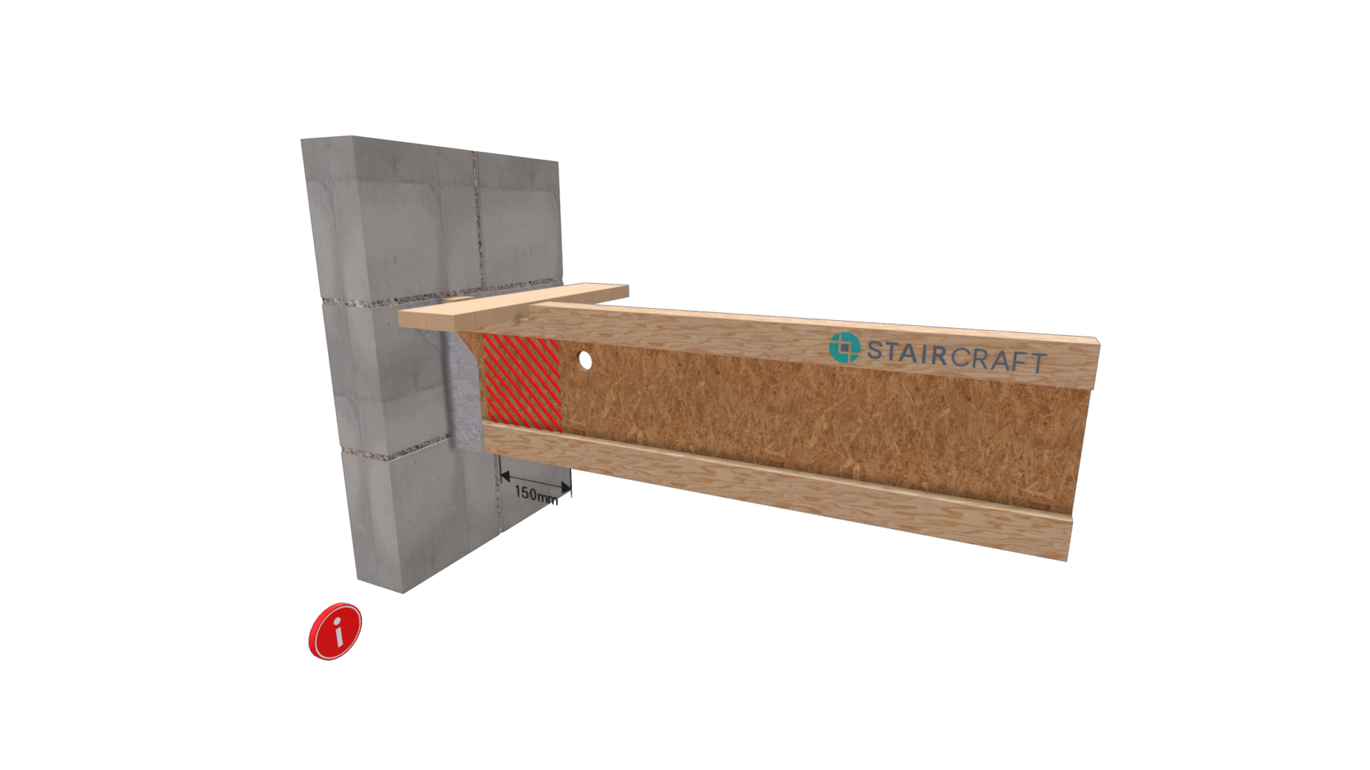 Product: i37 - Notch Joist Hanger Support