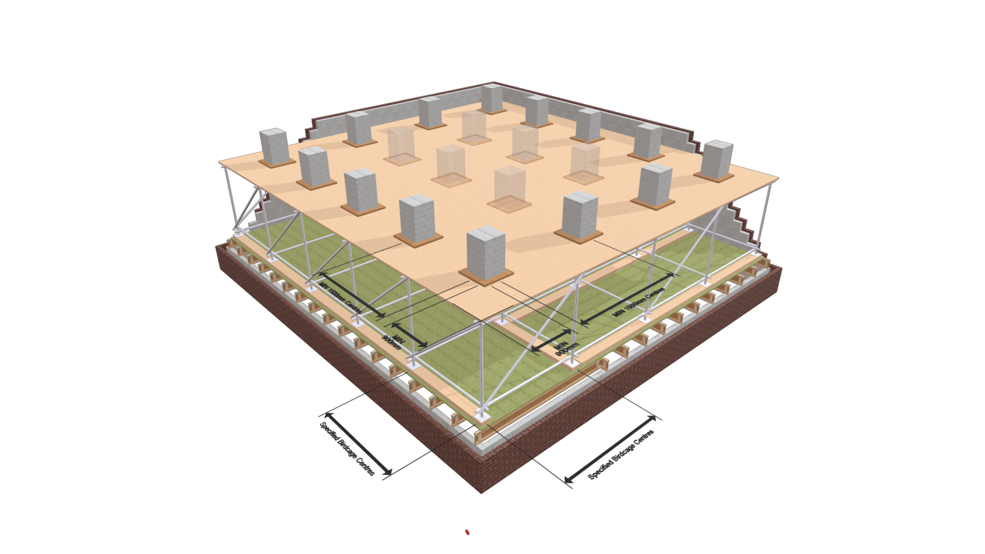 Product: i44 - Working Platform - Loaded Scaffold